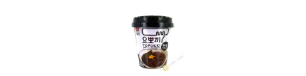 Topokki nero salsa di soia Jiajang tazza 120g Corea