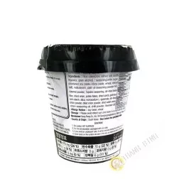 Topokki nero salsa di soia Jiajang tazza 120g Corea
