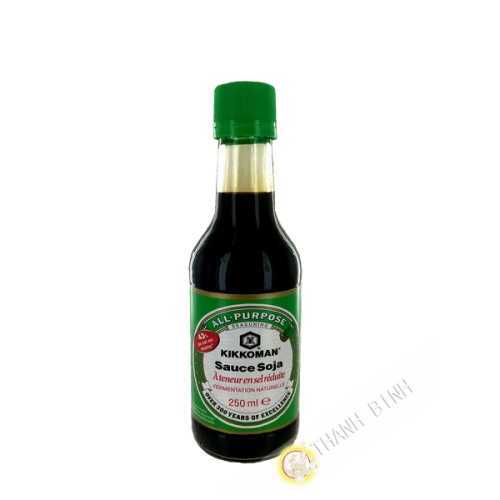 Soy sauce light 43% less salt KIKKOMAN 250ml Netherlands