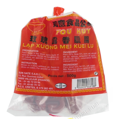 Saucisse chinoise You Huy 500g