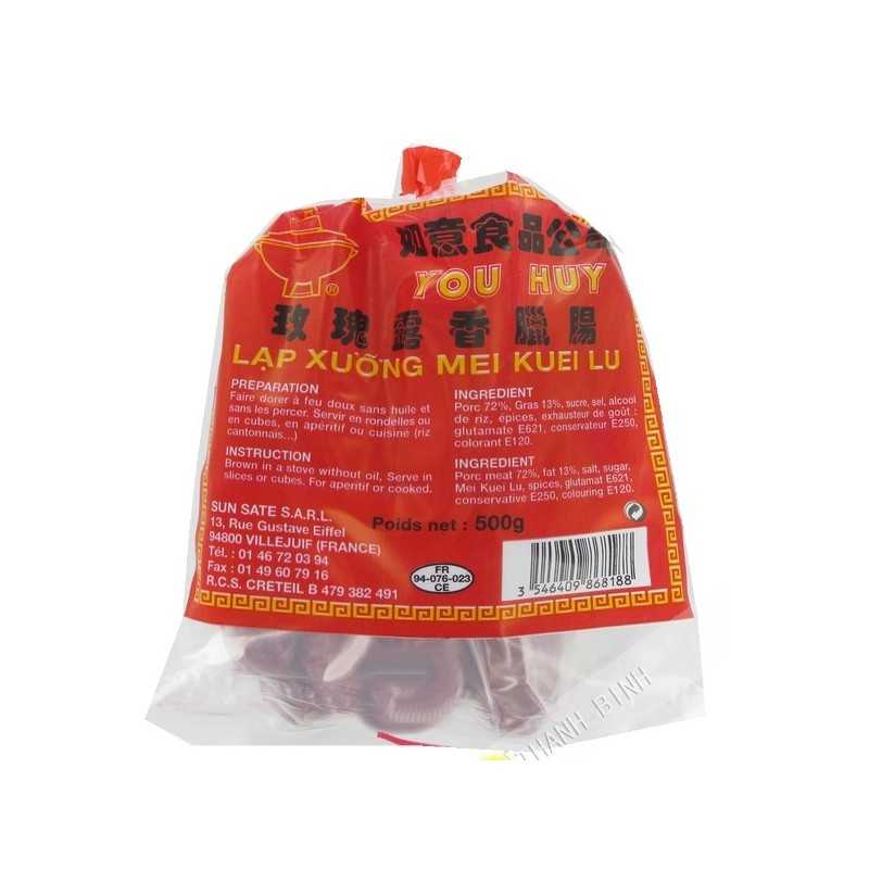 Saucisse chinoise YOU HUY 500g France - FRAIS