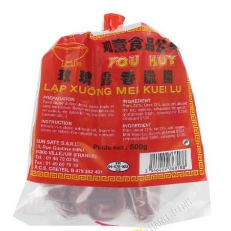 Saucisse chinoise YOU HUY 500g France  - FRAIS