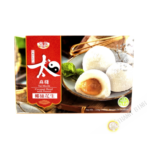 Mochi peanut with coconut shred ROYAL FAMILY 210g Taiwan