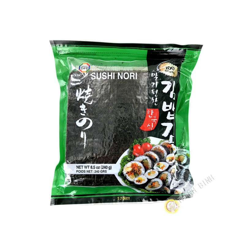 Foglio alghe sushi nori SURASANG (100 fogli) Corea