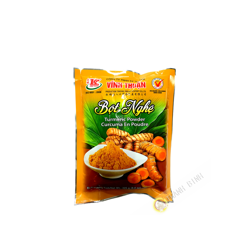 Curcuma en poudre VINH THUAN 225g Vietnam Curcuma en poudre VINH THUAN 225g Vietnam