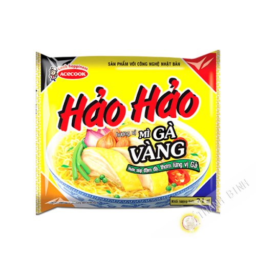 Sopa de fideos de pollo amarillo HAO HAO ACECOOK 70g Vietnam