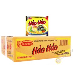 Sopa de fideos de pollo amarillo HAO HAO ACECOOK 30x70g Vietnam