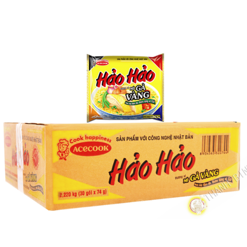 Yellow chicken noodle soup HAO HAO ACECOOK 30x70g Vietnam