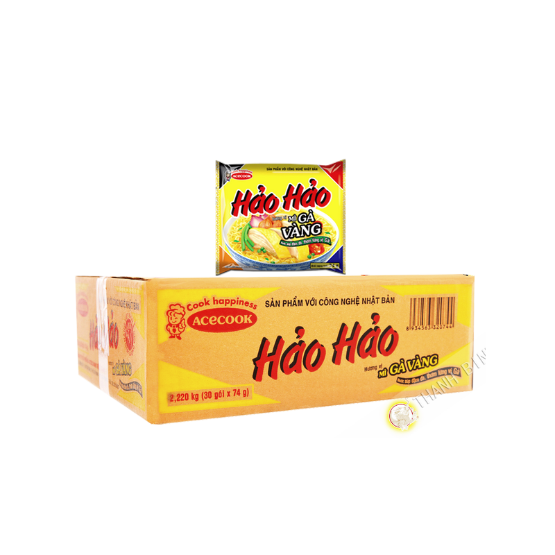 Suppe-nudel-huhn gelb HAO HAO ACECOOK 30x70g Vietnam