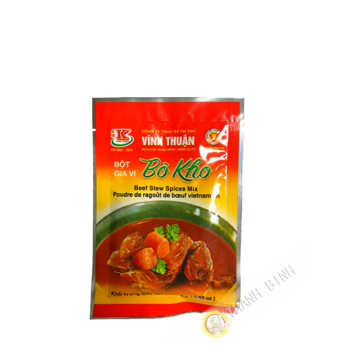 Epice ragoût boeuf bo kho en poudre VINH THUAN 15g Vietnam