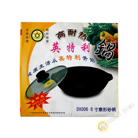 Black earthen pot 16cm China Manufacturer