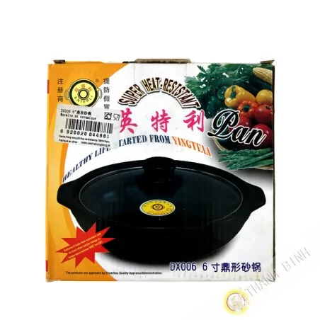 Schwarzer erdtopf 16cm China