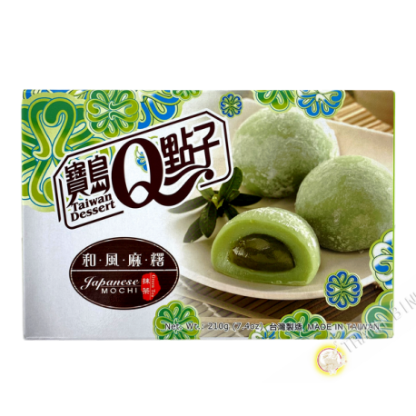 Mochi de Té verde, de la FAMILIA REAL 210g Taiwán