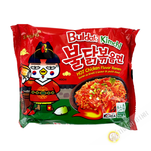 Ramen noodles with kimchi flavor hot chicken SAMYANG 135g Korea