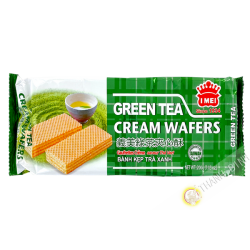 IMEI green tea wafer 200g Taiwan