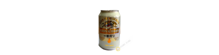 La cerveza Kirin ICHIBAN en una lata de 330 ml de Japón