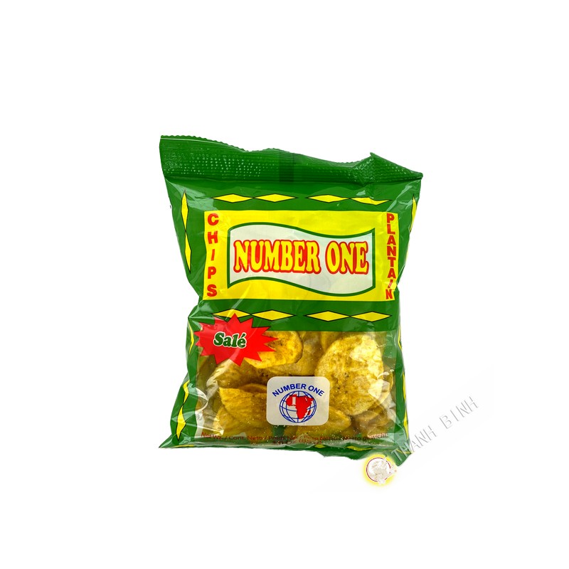 Wegerich-Chips-salzige NUMBER ONE 85g COSTA RICA