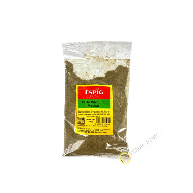 Citronnelle moulue ESPIG 100g