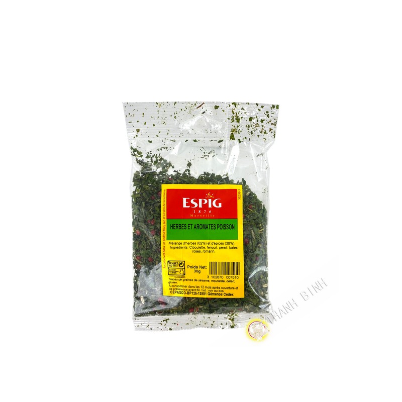 Herbes et arômates poisson 100g ESPIG