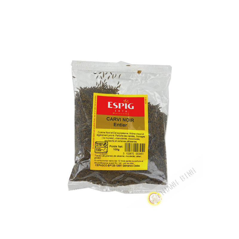 Whole black caraway ESPIG 100g Whole black caraway ESPIG 100g