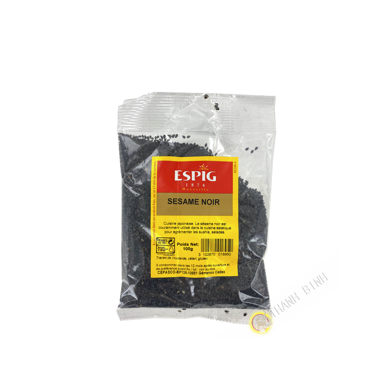Sésame noir ESPIG 100g Sésame noir ESPIG 100g