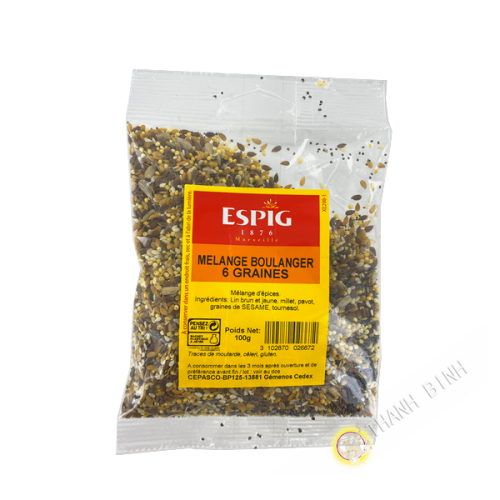 Baker mix 6 seeds ESPIG 100g