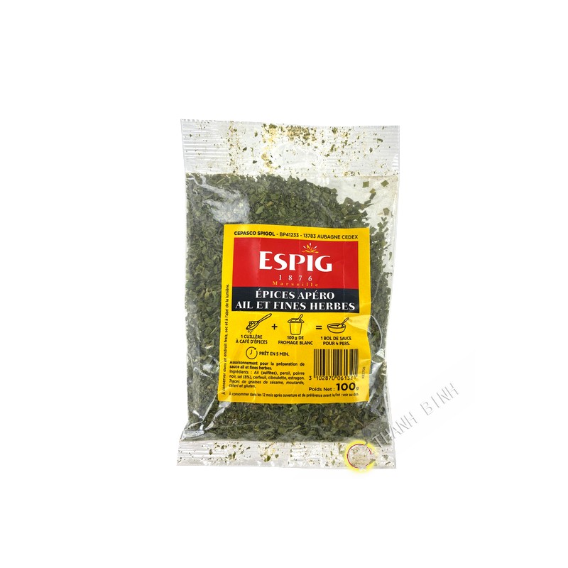 Apéro spezie aglio ed erbe aromatiche ESPIG 100g