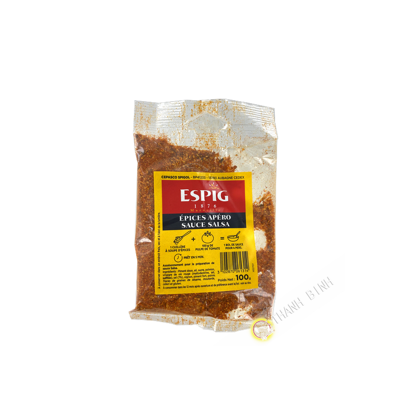Gia vị khai vị sốt salsa ESPIG 100g Gia vị khai vị sốt salsa ESPIG 100g