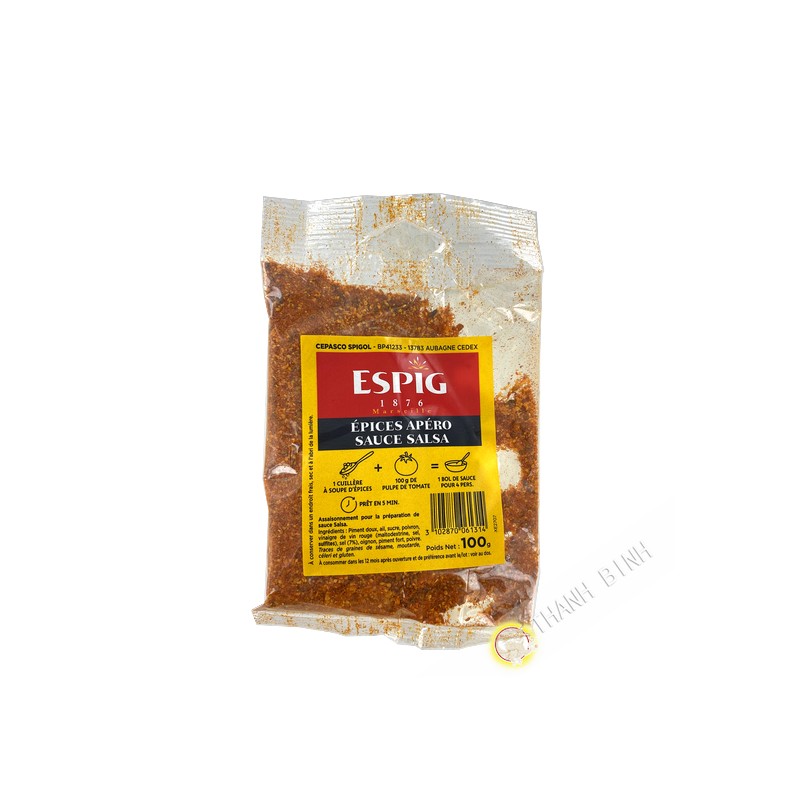 Salsa di salsa di spezie di Apéro ESPIG 100g