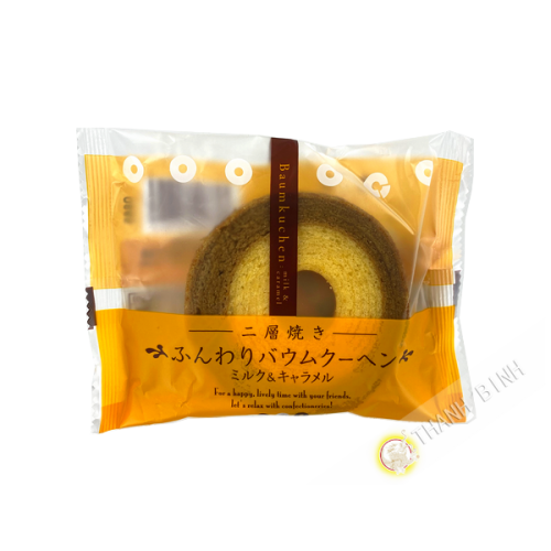 Bamkuchen Mini Caramelo y leche BAUMKUCHEN Cake 75g Japón