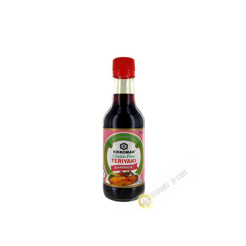 Salsa Teriyaki adobo sin gluten KIKKOMAN 250ml Japón