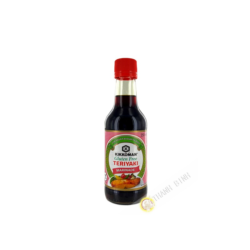 Teriyaki salsa marinata senza glutine KIKKOMAN 250 ml Giappone