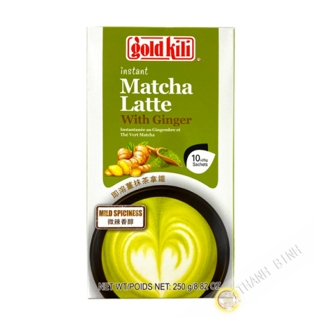 Boisson instantanée Matcha latte avec gingembre GOLD KILI 250g Singapour