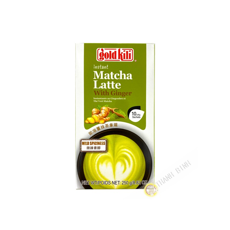 Matcha latte Instant-Getränk MIT Ingwer Gold KILI 250g Singapur