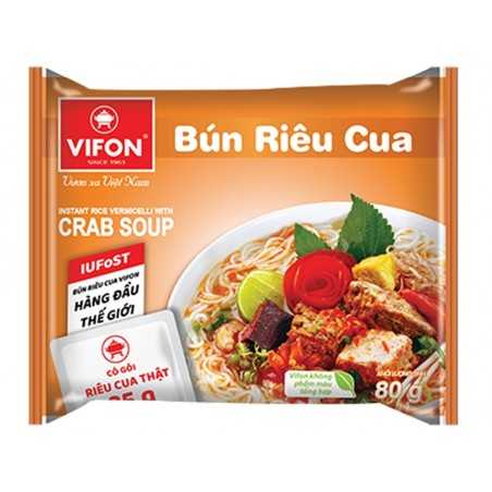 Zuppa di vermicelli bun rieu cua VIFON cartone 30x85g Vietnam