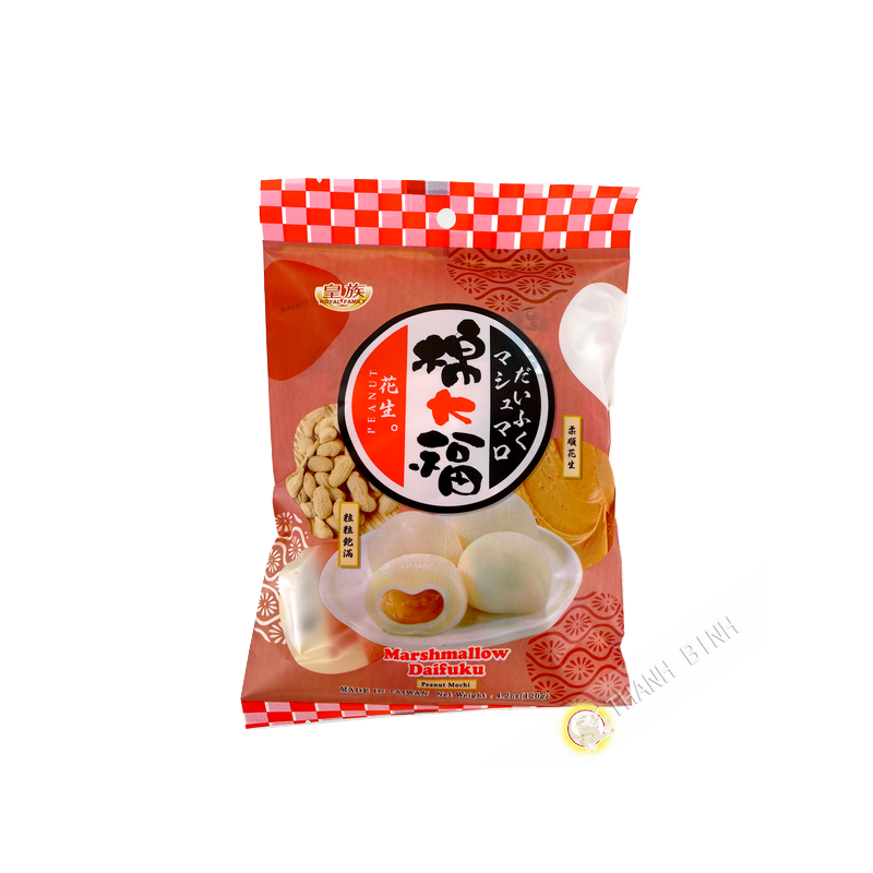 Mochi aux cacahuète Daifuku ROYAL FAMILY 120g Taiwan Mochi aux cacahuète Daifuku ROYAL FAMILY 120g Taiwan