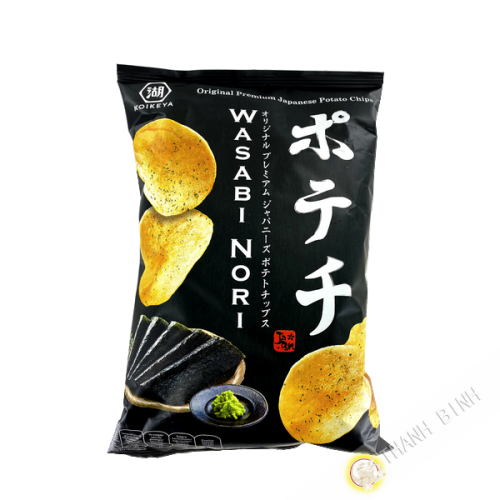 Patatas fritas con condimento wasabi-nori 100g KOIKEYA Japón