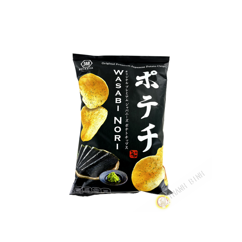 Patatine fritte con condimento wasabi-nori 100g KOIKEYA Giappone