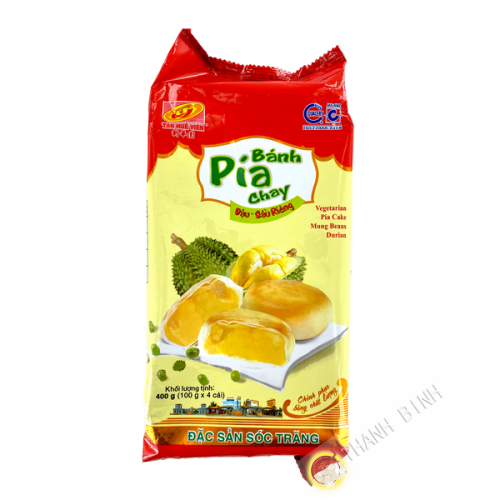 Pia cake mung bean durian 400g TÂN HUÊ VIÊN Vietnam