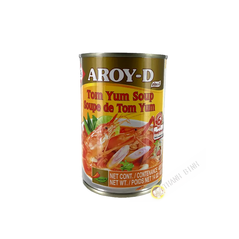 La sopa Tom Yum con lemongrass AROY-D 400g Tailandia