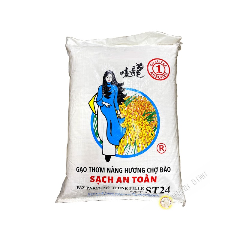 Rice fragrant long-without residues of pesticides GIRL 18kg Vietnam 2019