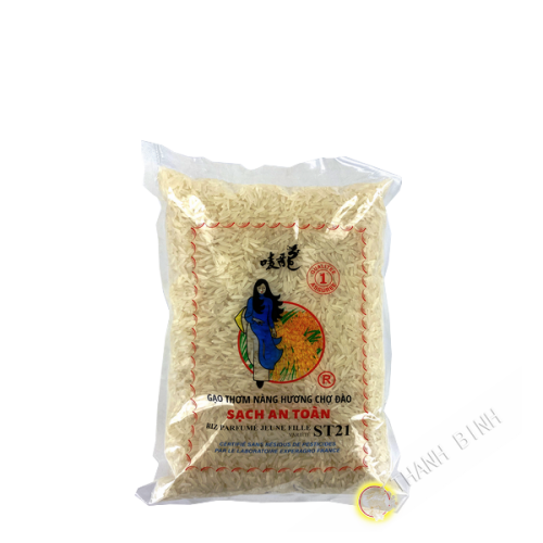 Riz long parfumé sans résidus de pesticides JEUNE FILLE variété ST24 1kg Vietnam