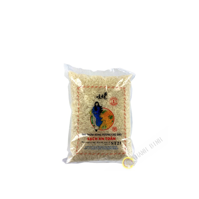 Arroz fragante largo sin residuos de pesticidas Variedad JOVEN ST24 1kg Vietnam