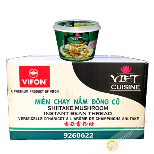 Soupe vermicelle végétarien Bol VIET CUISINE VIFON carton 36x120g Vietnam