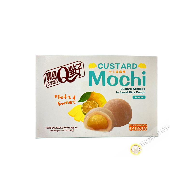 Mochi custard citron ROYAL FAMILY 168g Taiwan Mochi custard citron ROYAL FAMILY 168g Taiwan
