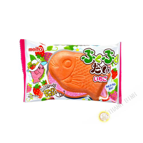 Gâteau Pukutai Fraise  MEITO 16.5g Japon