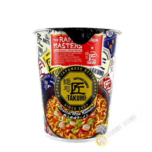 Nouille ramen takumi miso cup NISSIN 74g Corée