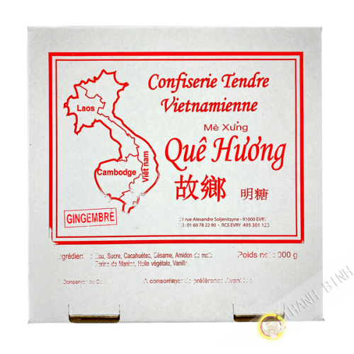 Nougat mou gingembre QUE HUONG 900g France