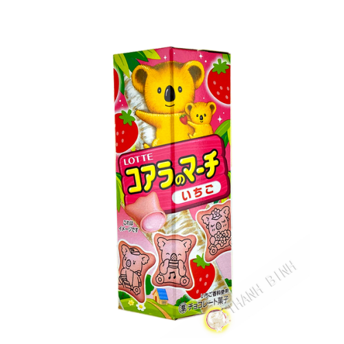 Biscuit Kaola fraise LOTTRE 48g Thailande