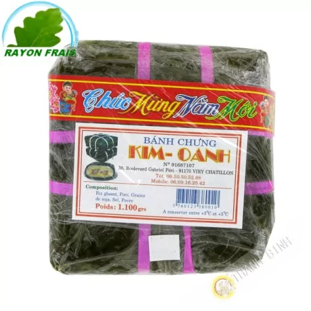 Gateau Riz Gluant Soja Porc Banh Chung KIM OANH 1.1kg France